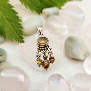 Citrine Drop Pendant