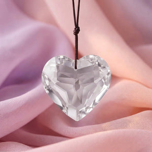 Clear Heart Prism | Glass Suncatcher | Window Hanging
