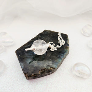 Clear Quartz Ball Pendulum