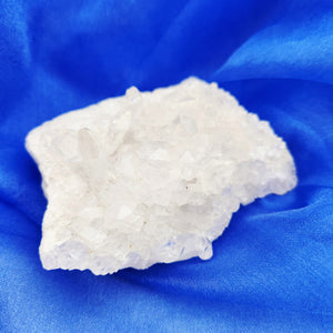Clear Quartz crystal cluster with small, delicate points, promoting clarity and energy amplification