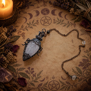 Clear Quartz Crystal Pendulum | Cleansing & Amplification | Assorted