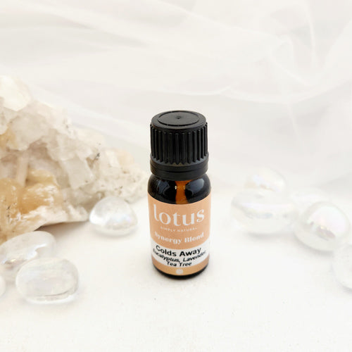 Colds Away Synergy Blend (10ml. a blend of 100% pure essential oils of Eucalyptus Lavender Tea Tree)