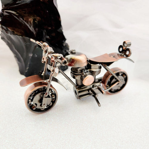 Copper Look Motorbike (approx. 13.5x7.5cm)