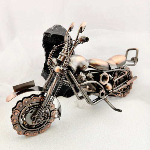 Copper Look Motorbike (approx. 17.5x31cm)