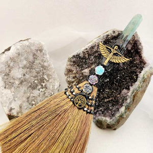 Crystal Besom Broom/Wand