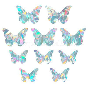 Butterfly Prism Effect Window Stickers