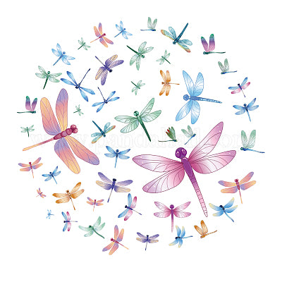 Dragonfly Removable Wall Art Sticker Set