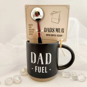 Dad Fuel | Coffee Mug | Coffee Scoop | Gift for Dad
