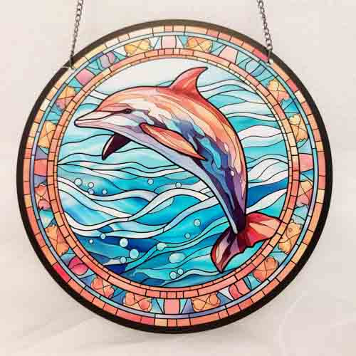 Dolphin Hanging (approx. 20cm diameter)