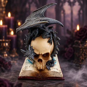 Dragon Skull Spellbook | Resin | LED Colour-Changing