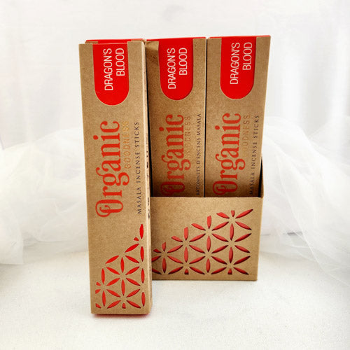 Dragons Blood Organic Goodness Masala Incense Sticks (Song of India. 15 gr)