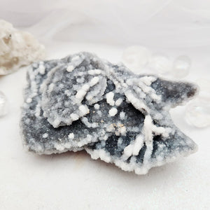 Druzy Quartz Crystal Cluster | Positive Energy | China | 332g