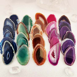 Dyed Agate Slice