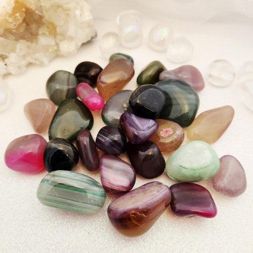 Dyed Agate Tumble (assorted sizes and colours)