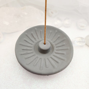 Energy Incense Holder | Terracotta | Sticks | Grey