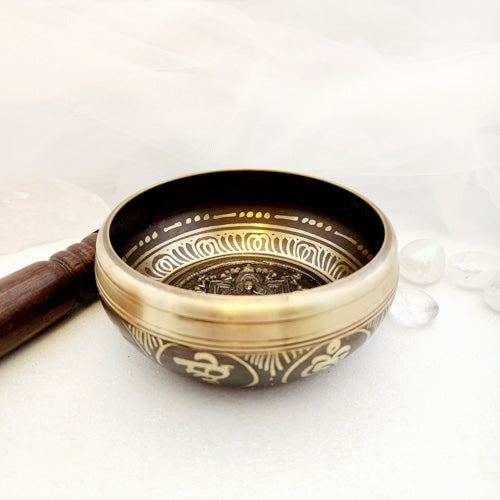 Engraved Singing Bowl (approx. 10.5cm diameter)