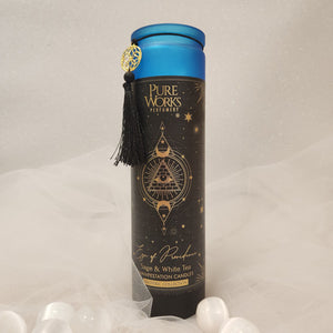 Eye of Providence | Sage & White Tea Manifestation Candle | Love & Attraction | 300g