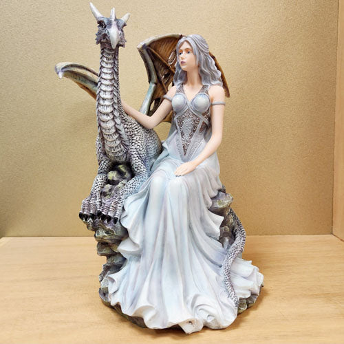 Fairy Sitting with Dragon