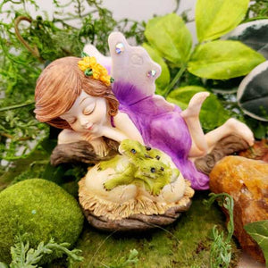 Fairy with Hatching Dragons