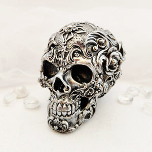 Fancy Dancy Silver Skull