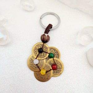 Feng Shui Lucky Coin Keyring