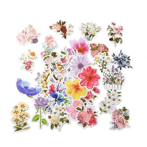 Flower Self Adhesive Sticker