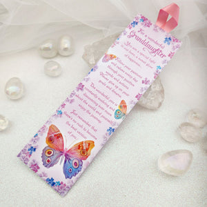 For A Wonderful Granddaughter Bookmark