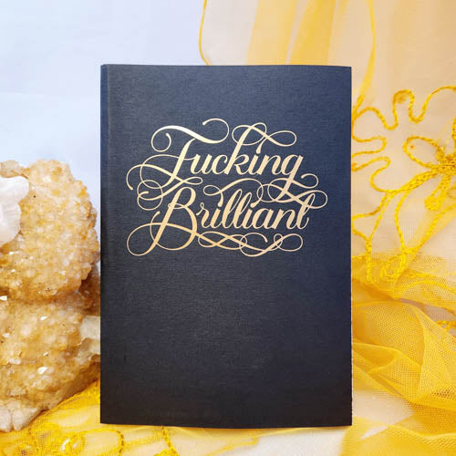 Fucking Brilliant Journal (192 pages)