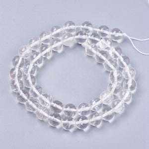 Clear Quartz Bead Strand (approx. 43-45 round 8mm beads)