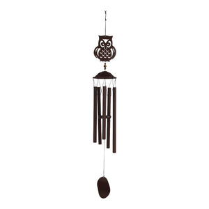 Rustic Owl Wind Chime