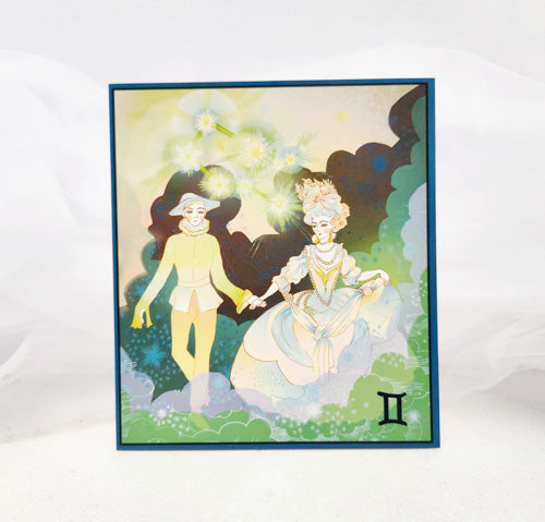 Gemini Greeting Card (21st May to 21st Jun. blank)