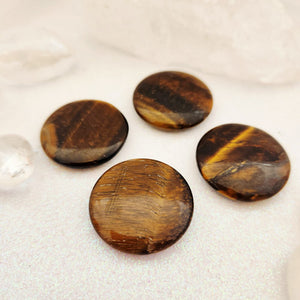 Gold Tiger's Eye Disc