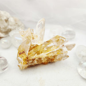 Golden Healer Quartz Crystal Cluster | Energetic Renewal | 109g 2