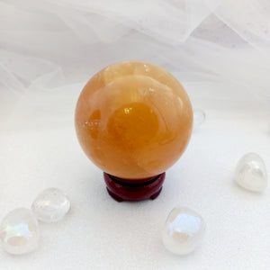 Golden Honey Calcite Sphere
