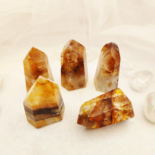 Golden Quartz Polished Point (assorted. approx. 4-4.6x2.5-3.2cm)