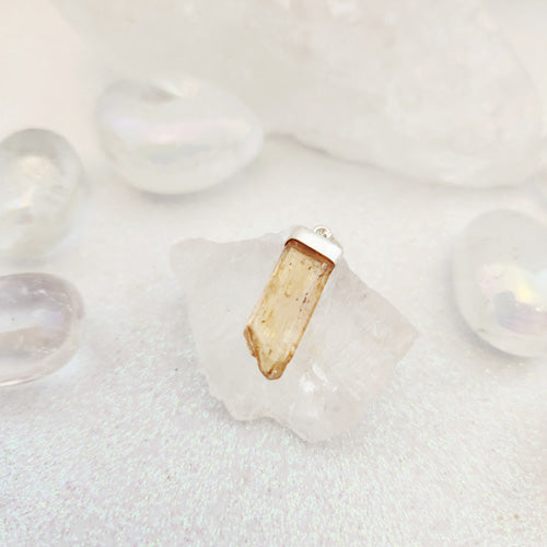 Golden aka Imperial Topaz Pendant (sterling silver)