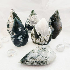 Green Agate Flat Flame