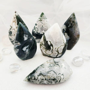 Green Agate Flat Flame