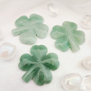 Green Aventurine Four Leaf Clover