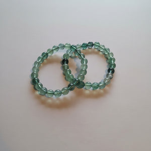 Green Fluorite Crystal Bracelet | Calm & Clarity | Assorted