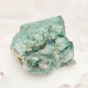 Green Fluorite Natural Cluster