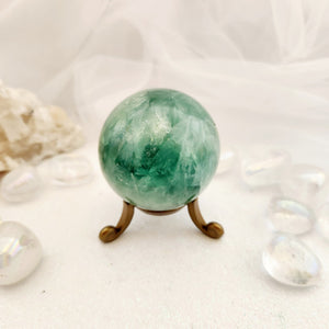 Green Fluorite Sphere