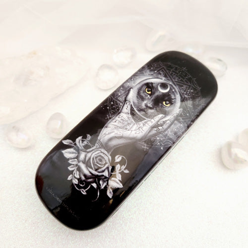 Grimalkin's Glasses Case by Alchemy w. Cleaning Cloth (approx. 16x3.5x6cm)