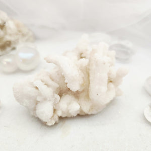 Gypsum Crystal Cluster | Selenite | Peace & Clarity | 125g