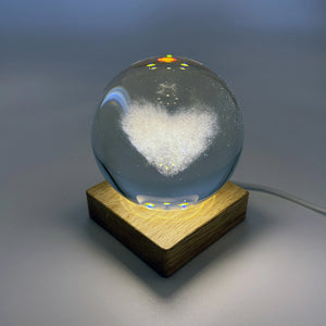 Heart Cloud Glass Ball