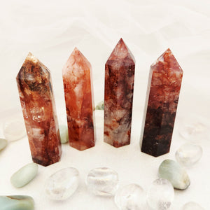 Hematoid Quartz aka Fire Quartz Point