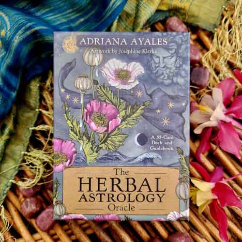 Herbal Astrology Oracle Cards (55 cards & guidebook)