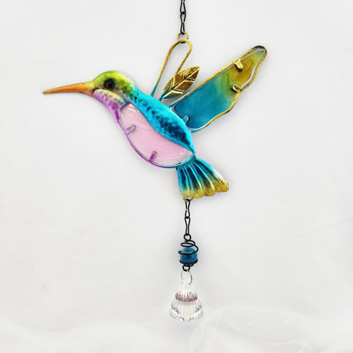 Hummingbird Prism Hanging