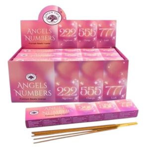 Angel Numbers Masala Incense Sticks Green Tree 15g
