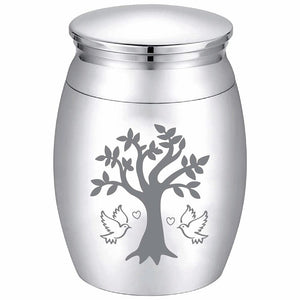 Memorial Keepsake Urn | Tree of Life | Mini Urn for Ashes